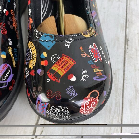 Easy Works by Easy Street Clogs Mary Janes Nurse Shoes Size 9 ~ Letsee Coffee - Picture 5 of 10
